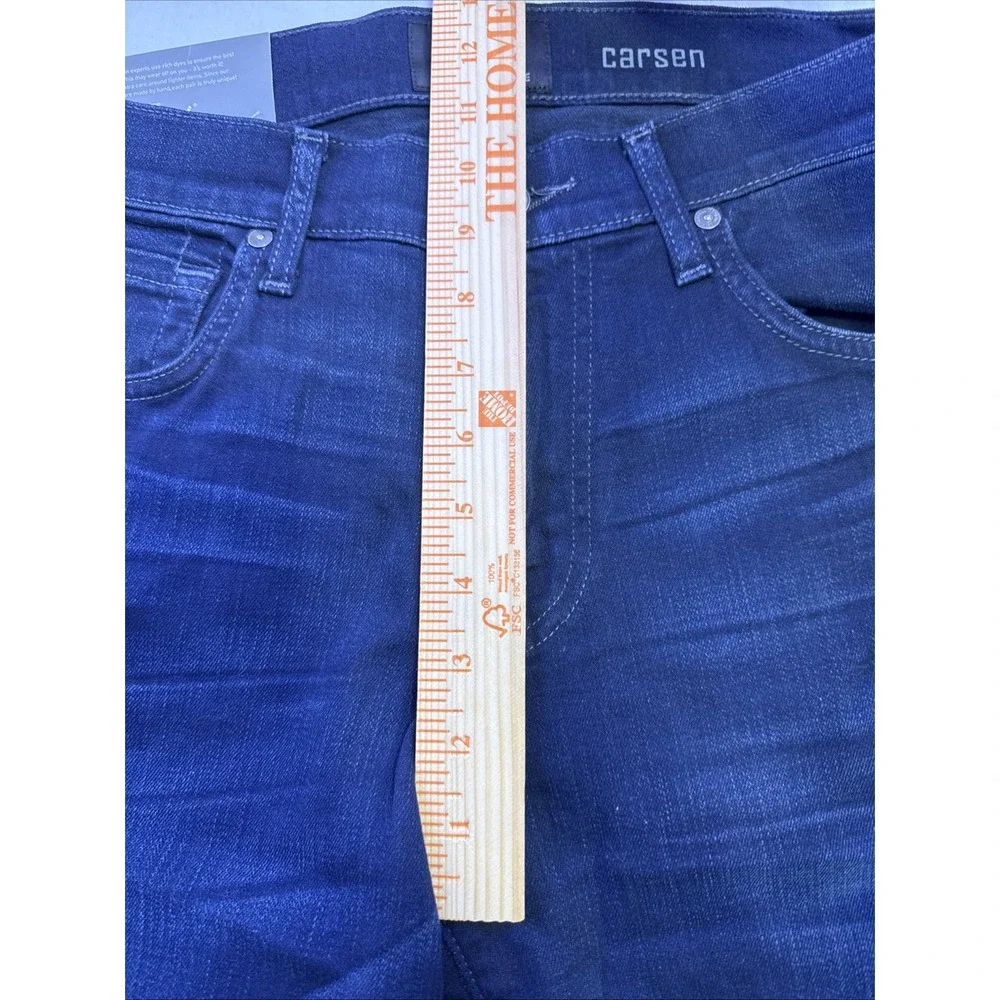 NWT 7 For All Mankind JEANS MENS 31 Carsen Easy Straight Leg Blue Stretch
